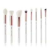 Pearl White/Rose Gold Makeup brushes set